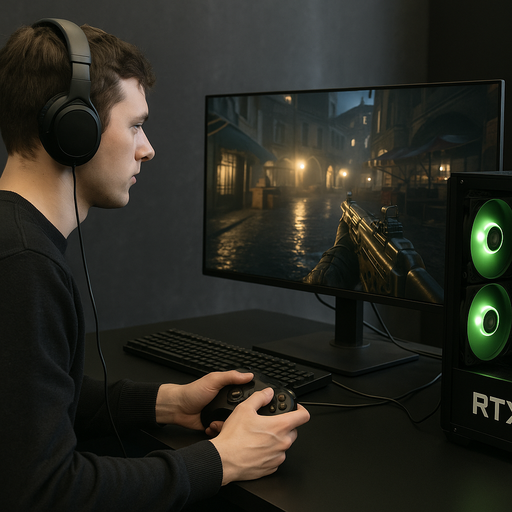 NVIDIA RTX technology gaming demonstration